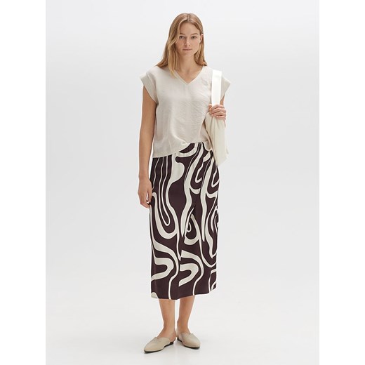 OPUS Spódnica w kolorze czarno-białym Opus 40 wyprzedaż Limango Polska