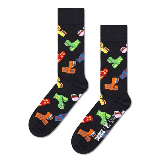 Happy Socks Skarpety &quot;Elton John Disco&quot; w kolorze czarnym ze wzorem Happy Socks 36-40 okazyjna cena Limango Polska