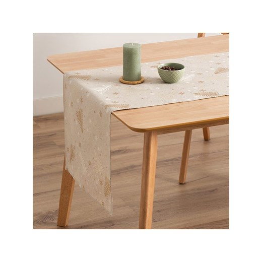 GAMUSI Bieżnik &quot;Christree&quot; w kolorze złoto-beżowym ze sklepu Limango Polska w kategorii Obrusy i bieżniki - zdjęcie 187660992