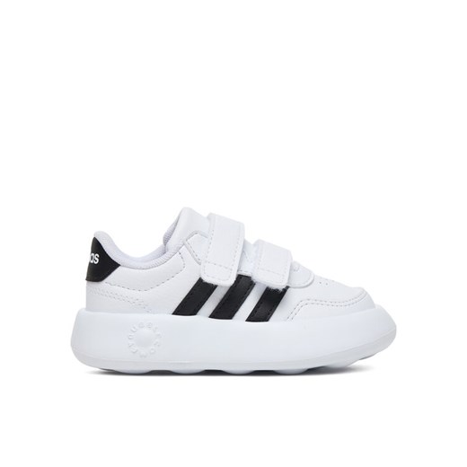 adidas Sneakersy Breaknet 3.0 JS3680 Biały ze sklepu MODIVO w kategorii Buty sportowe dziecięce - zdjęcie 187661144