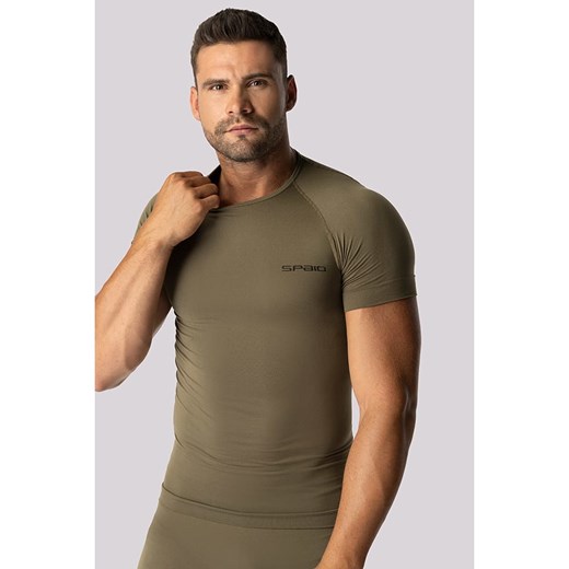 Spaio Koszulka termiczna &quot;Alpha&quot; w kolorze khaki ze sklepu Limango Polska w kategorii T-shirty męskie - zdjęcie 187663303