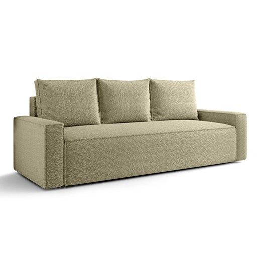Ciemnobeżowa sofa boucle z pojemnikiem S3-A12 ze sklepu Edinos.pl w kategorii Sofy i kanapy - zdjęcie 187663644