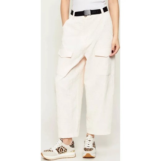 Liu Jo Sport Spodnie cargo z paskiem | Loose fit ze sklepu Gomez Fashion Store w kategorii Spodnie damskie - zdjęcie 187664724