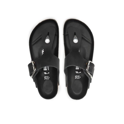Birkenstock Japonki Gizeh Big Buckle 1023337 Czarny ze sklepu MODIVO w kategorii Klapki damskie - zdjęcie 187664940