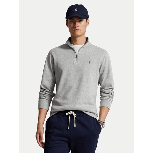 Polo Ralph Lauren Bluza Lsl 710812963002 Szary Regular Fit ze sklepu MODIVO w kategorii Bluzy męskie - zdjęcie 187664943