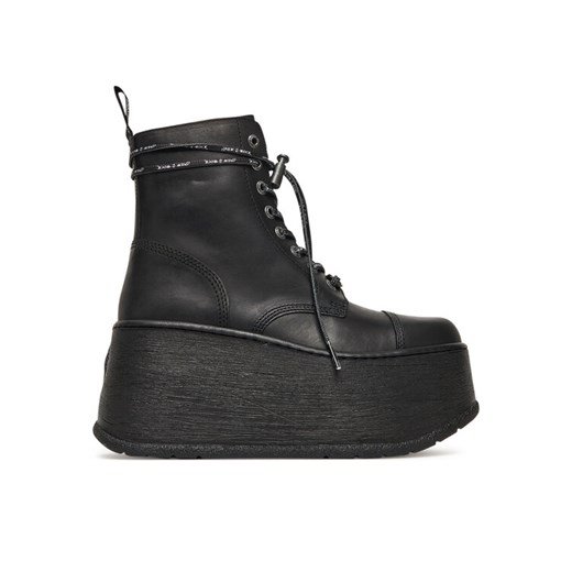 NEW ROCK Trzewiki M-WALL083CCT-C2 Czarny ze sklepu MODIVO w kategorii Botki - zdjęcie 187665010