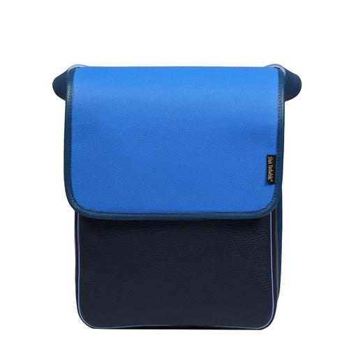 granatowa torebka damska  skórzana listonoszka na ramię Master ze sklepu Słoń Torbalski w kategorii Listonoszki - zdjęcie 187665481