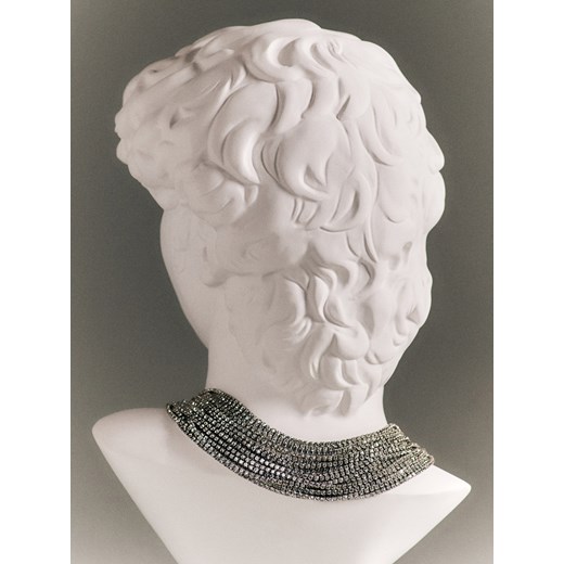 Reserved - Naszyjnik choker - srebrny ze sklepu Reserved w kategorii Naszyjniki - zdjęcie 187666181