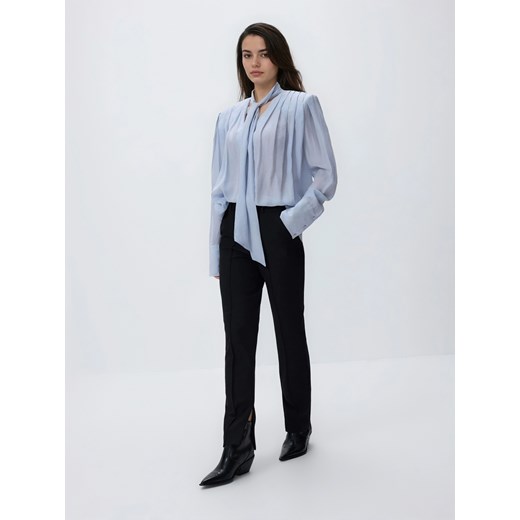 Reserved - Spodnie z suwakami - czarny ze sklepu Reserved w kategorii Spodnie damskie - zdjęcie 187666250