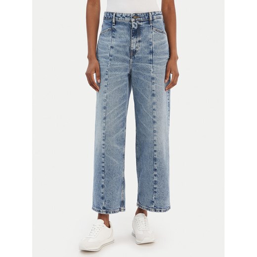 Guess Jeans Jeansy W6RA1H D5M4M Niebieski Wide Leg ze sklepu MODIVO w kategorii Jeansy damskie - zdjęcie 187666904