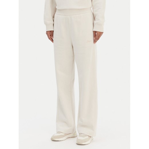 BOSS Spodnie dresowe C-Endless 50554685 Écru Relaxed Fit ze sklepu MODIVO w kategorii Spodnie damskie - zdjęcie 187666942