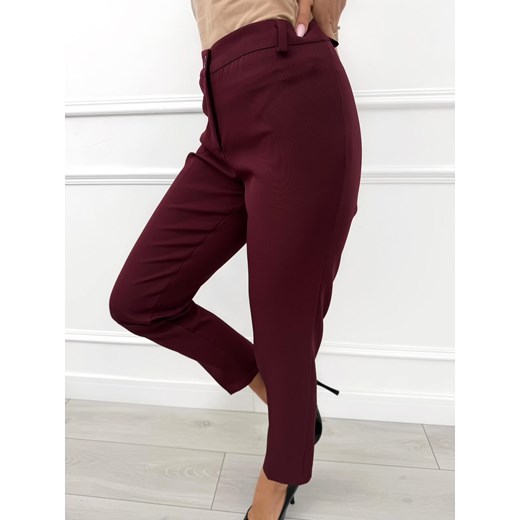 Burgundowe Cygaretki Damskie Modnakiecka.pl 36 ModnaKiecka.pl