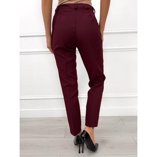 Burgundowe Cygaretki Damskie Modnakiecka.pl 44 ModnaKiecka.pl