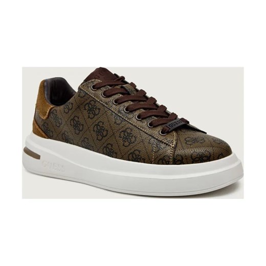 Guess Sneakersy ELBA | zamsz ze sklepu Gomez Fashion Store w kategorii Buty sportowe męskie - zdjęcie 187667810