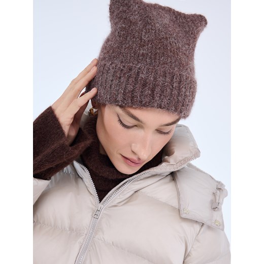 Mohito - Czapka beanie - brązowy ze sklepu Mohito w kategorii Czapki zimowe damskie - zdjęcie 187669331