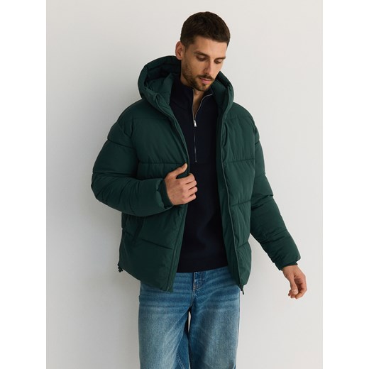 Reserved - Kurtka z kapturem - zielony ze sklepu Reserved w kategorii Kurtki męskie - zdjęcie 187669733
