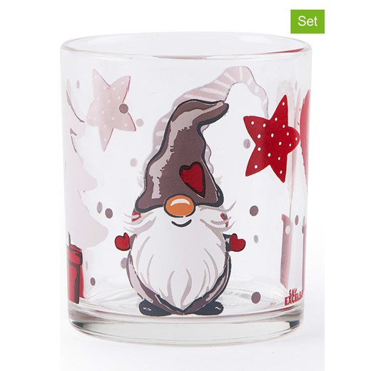 Trendy Kitchen by EXCÉLSA Szklanki (3 szt.) &quot;Gnomo&quot; w kolorze szarym - 250 ml ze sklepu Limango Polska w kategorii Naczynia - zdjęcie 187669831