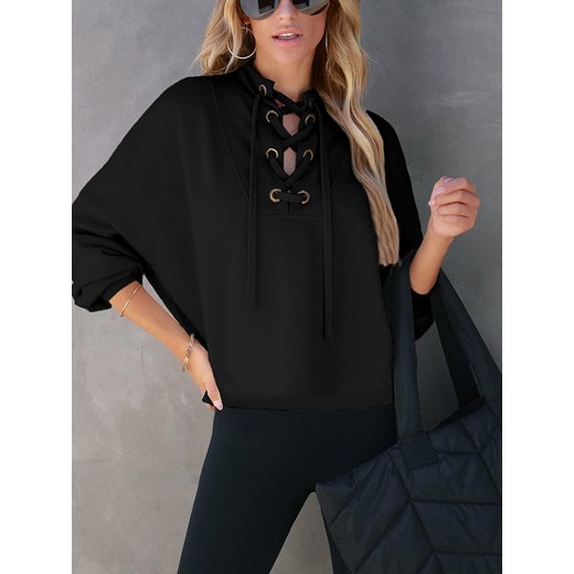 LA Angels Bluza w kolorze czarnym ze sklepu Limango Polska w kategorii Bluzy damskie - zdjęcie 187669934