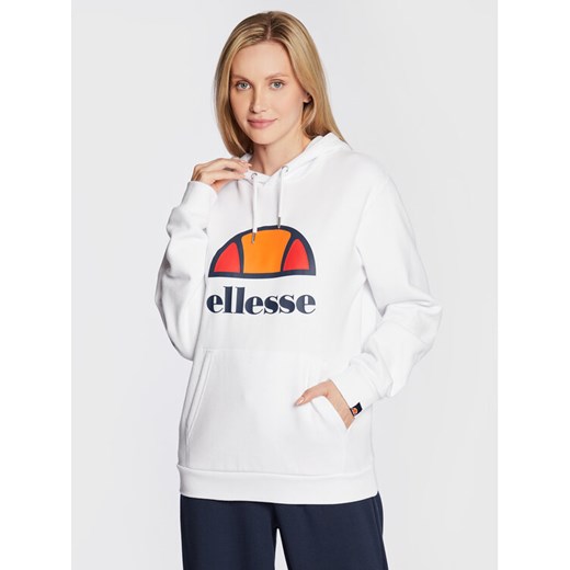 Ellesse Bluza Yuffie SRK12901 Biały Regular Fit ze sklepu MODIVO w kategorii Bluzy damskie - zdjęcie 187670203