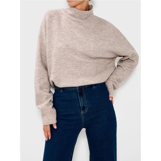 Sinsay - Golf basic - beżowy Sinsay M Sinsay