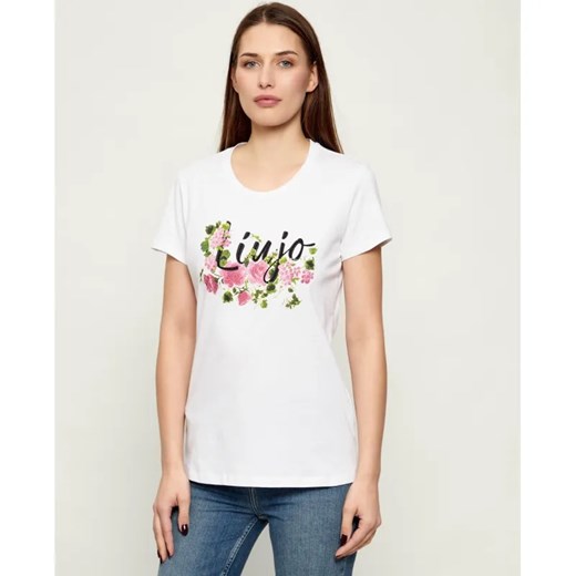 Liu Jo T-shirt | Regular Fit ze sklepu Gomez Fashion Store w kategorii Bluzki damskie - zdjęcie 187672711