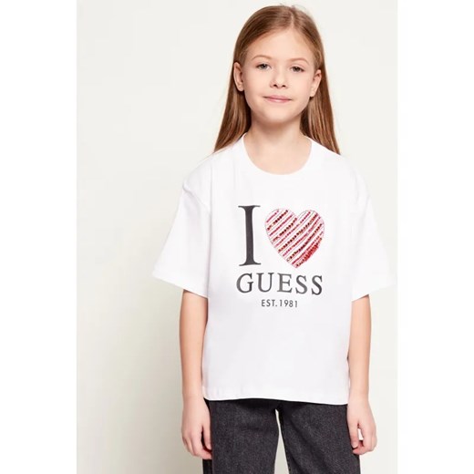 Guess T-shirt | Relaxed fit ze sklepu Gomez Fashion Store w kategorii Bluzki dziewczęce - zdjęcie 187672722