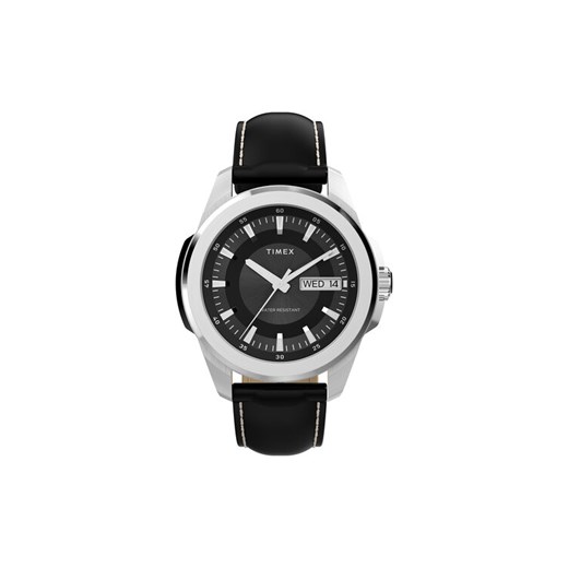 Timex Zegarek Essex TW2Y20600 Czarny ze sklepu MODIVO w kategorii Zegarki - zdjęcie 187673284