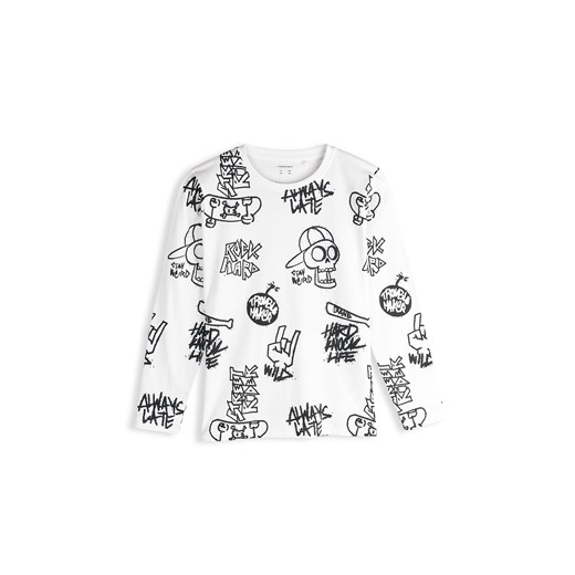 GATE Bawełniana koszulka z nadrukiem 8Y ze sklepu gateshop w kategorii T-shirty chłopięce - zdjęcie 187673893