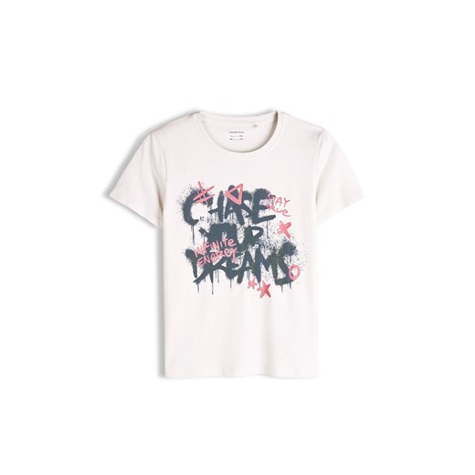 GATE Bawełniana koszulka z nadrukiem 8Y ze sklepu gateshop w kategorii T-shirty chłopięce - zdjęcie 187673934