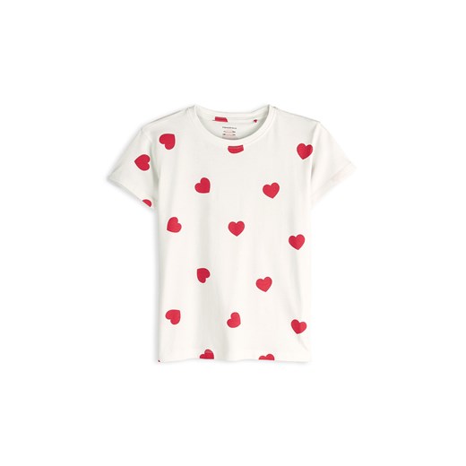 GATE Bawełniana koszulka z nadrukiem 5Y ze sklepu gateshop w kategorii Bluzki dziewczęce - zdjęcie 187674263