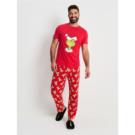 Sinsay - Dwuczęściowa piżama Grinch - wielobarwny ze sklepu Sinsay w kategorii Piżamy męskie - zdjęcie 187674671