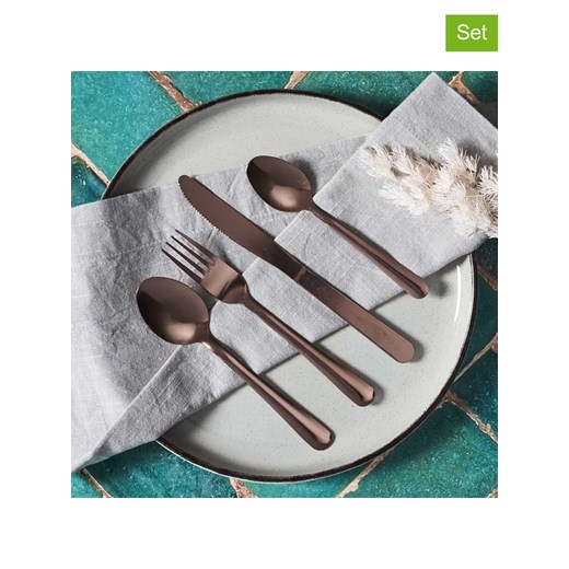 every ware 16-częściowy zestaw sztućców w kolorze miedzianym ze sklepu Limango Polska w kategorii Sztućce - zdjęcie 187674971