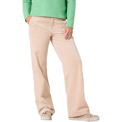 Timezone Spodnie sztruksowe w kolorze beżowym ze sklepu Limango Polska w kategorii Spodnie damskie - zdjęcie 187675730