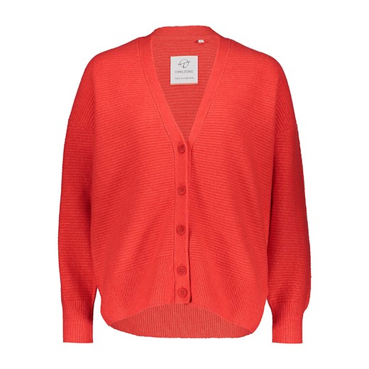 Timezone Kardigan w kolorze czerwonym ze sklepu Limango Polska w kategorii Swetry damskie - zdjęcie 187675892