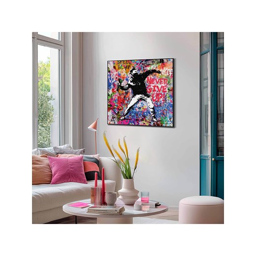 Orangewallz Druk artystyczny &quot;Graffiti Thrower&quot; w ramce ze sklepu Limango Polska w kategorii Obrazy - zdjęcie 187676351