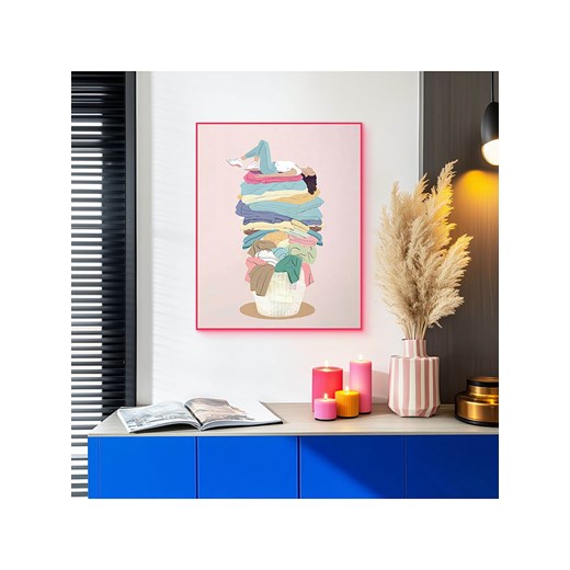 Orangewallz Druk artystyczny &quot;High Laundry&quot; w ramce ze sklepu Limango Polska w kategorii Obrazy - zdjęcie 187676384