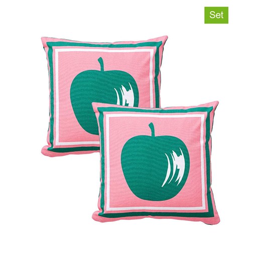 Benetton Poduszki (2 szt.) w kolorze jasnoróżowo-zielonym ze sklepu Limango Polska w kategorii Poduszki dekoracyjne - zdjęcie 187676393