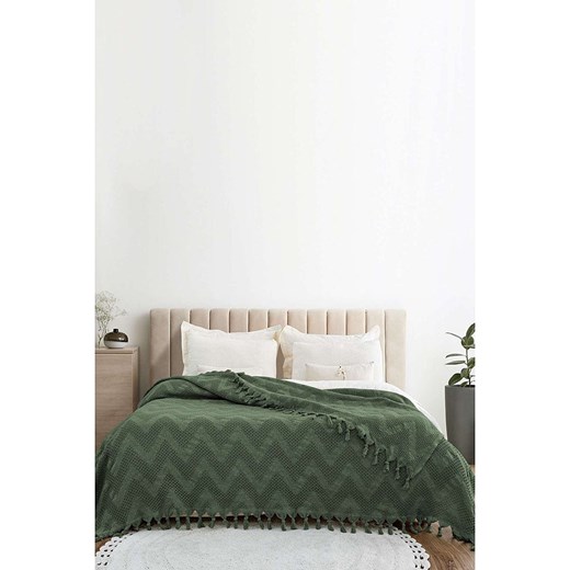 Colourful Cotton Narzuta w kolorze zielonym ze sklepu Limango Polska w kategorii Tekstylia - zdjęcie 187676544