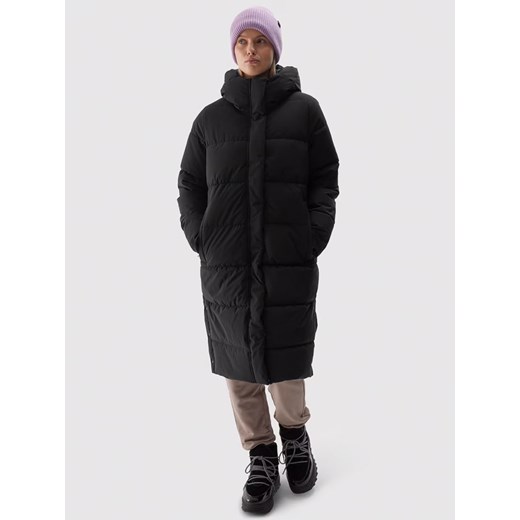 4F Płaszcz puchowy w kolorze czarnym ze sklepu Limango Polska w kategorii Kurtki damskie - zdjęcie 187676593