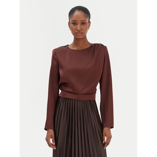 Rinascimento Bluzka CFC0126404003 Brązowy Regular Fit ze sklepu MODIVO w kategorii Bluzki damskie - zdjęcie 187677141
