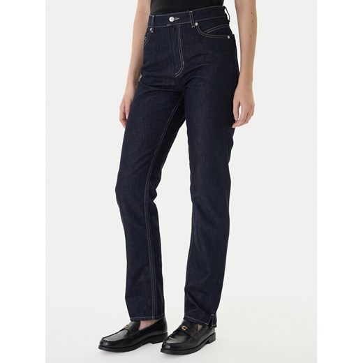 BOSS Jeansy Ada 50552466 Granatowy Slim Fit ze sklepu MODIVO w kategorii Jeansy damskie - zdjęcie 187677142
