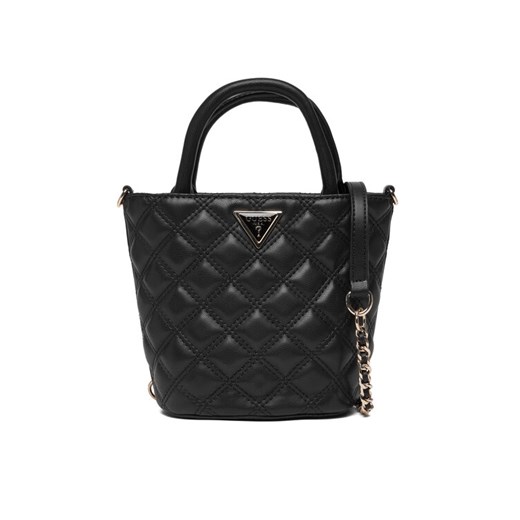 Guess Torebka Giully II Mini HWQG96 73760 Czarny ze sklepu MODIVO w kategorii Torby Shopper bag - zdjęcie 187677150