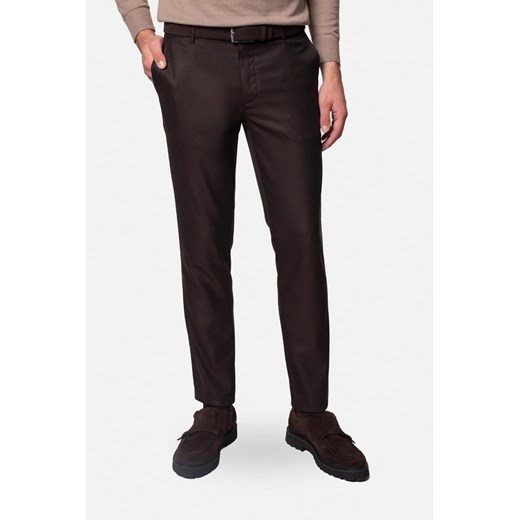 SPODNIE CASUAL SOVANA 218 BRĄZOWE ze sklepu Recman w kategorii Spodnie męskie - zdjęcie 187677664