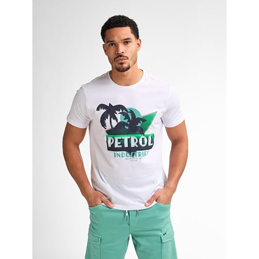 Petrol Koszulka w kolorze białym ze sklepu Limango Polska w kategorii T-shirty męskie - zdjęcie 187678514