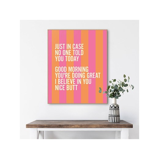 Orangewallz Druk artystyczny &quot;Just in Case&quot; w ramce ze sklepu Limango Polska w kategorii Obrazy - zdjęcie 187678622