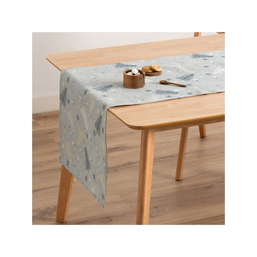 GAMUSI Bieżnik &quot;Christree&quot; w kolorze złoto-błękitnym ze sklepu Limango Polska w kategorii Obrusy i bieżniki - zdjęcie 187678671