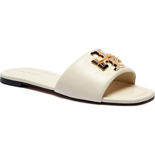 TORY BURCH Skórzane klapki ELEANOR ze sklepu Gomez Fashion Store w kategorii Klapki damskie - zdjęcie 187678971