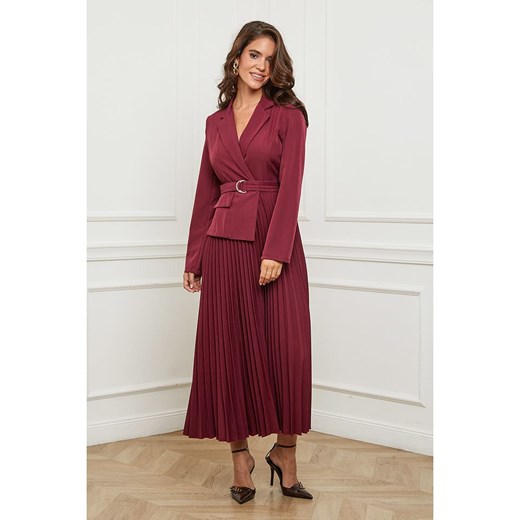 L&apos;armoire de Suzette Sukienka w kolorze bordowym L'armoire De Suzette 38/40 Limango Polska okazja