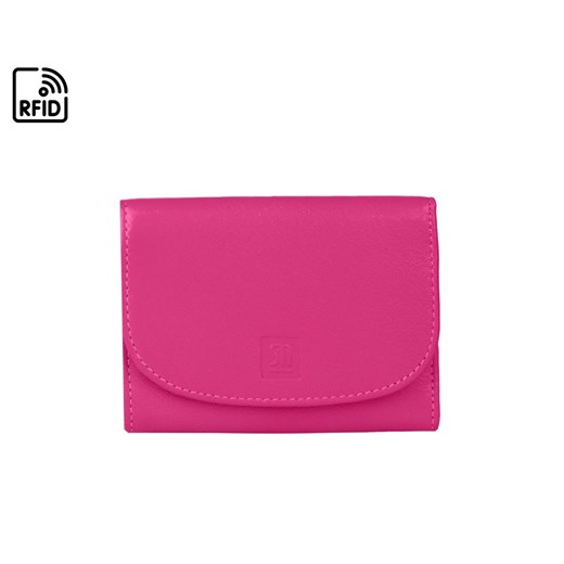 portfel skórzany różowo-fioletowy ze sklepu Słoń Torbalski w kategorii Portfele damskie - zdjęcie 187680012