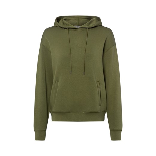 Msch Copenhagen Damska bluza z kapturem - MSCHIma Kobiety oliwkowy jednolity ze sklepu vangraaf w kategorii Bluzy damskie - zdjęcie 187680164